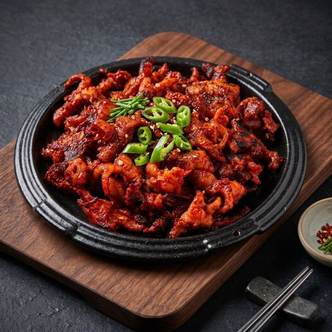 매운 직화 무뼈 닭발 숯불구이 200g