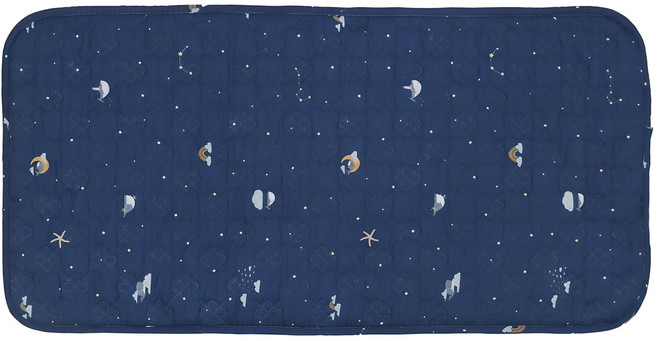 한일전기 밤하늘고래 양면 전기방석, 네이비, 2인용(44 x 87 cm)