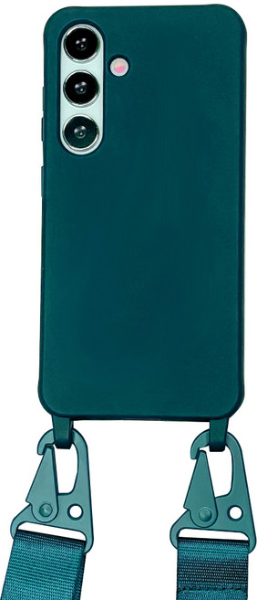 갤럭시 실리콘 줄 목걸이 심플 무지 키즈폰 휴대폰 케이스