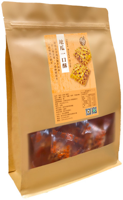 金山藷童瑤 地瓜一口酥, 160g, 1包