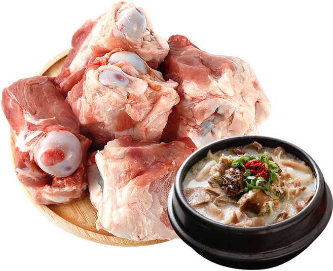 (배터짐) 국내산 특미 돼지살사골 돼지사골 고기많음 (일요일&당일발송), 4kg, 1개