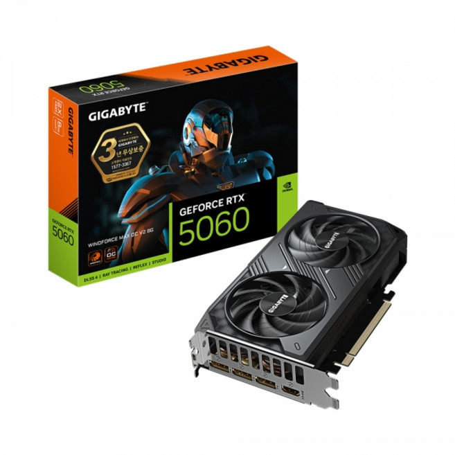 (GIGABYTE) RTX 5060 WINDFORCE MAX OC V2 D7 8GB 제이씨현