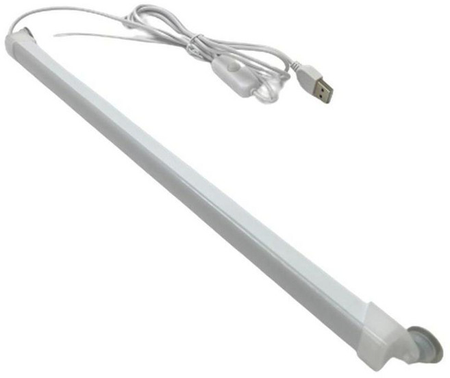 비브랜드 자석부착 USB LED바 붙이는 막대조명 백색광, 1개