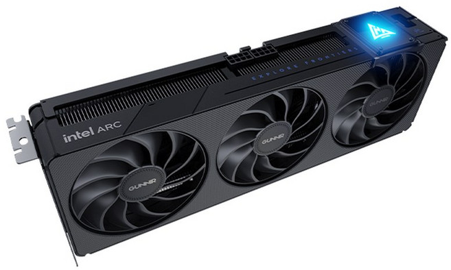 GUNIR 인텔 B580 INDEX 그래픽 19GBPS 지원 12GB DR6 비트 선풍기 카드 192 4K 완전, 01 CHINA, 02 B580 Photon-Black, 1개