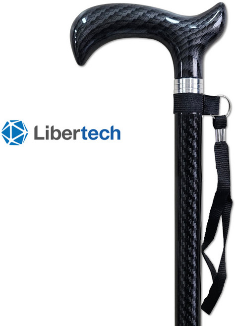 초경량 고강도 카본 지팡이 10단 높이조절형, 블랙, 1개