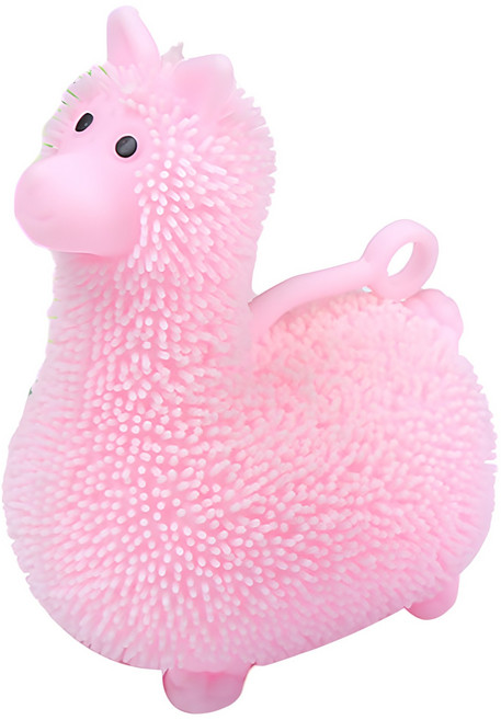 알파카 실리콘 라마요요 돌기 인형 복어 핫템, 핑크(대형), 1개