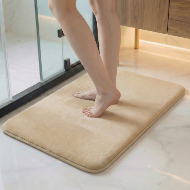 허그제이 욕실 발매트 빨아쓰는, 아이보리