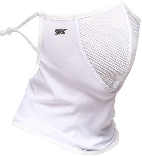 나인에프엑스 필드체이스 골프 마스크 스포츠 자외선 차단 쿨 냉감 소재, 귀걸이 벨크로타입, 화이트, 1개