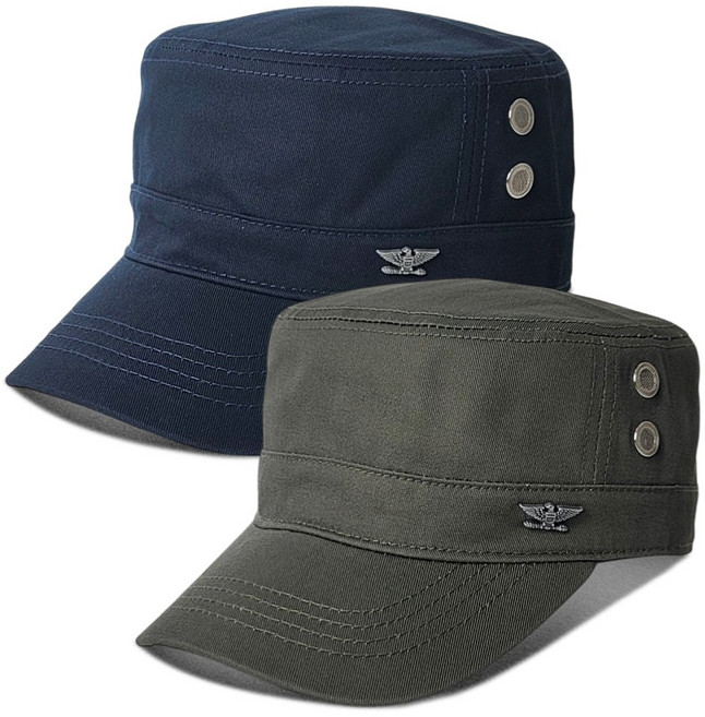 나인벨로 1+1 밀리터리 군모 무지 캡 남성 모자