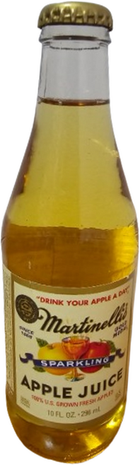 미국 마르티넬리 골드메달 스파클링 애플 주스, 296ml, 18개