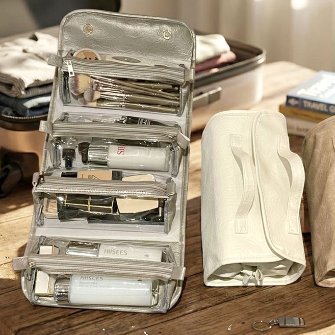 소소잇템 여행용 화장품 파우치 대용량 메이크업 가방 분리형