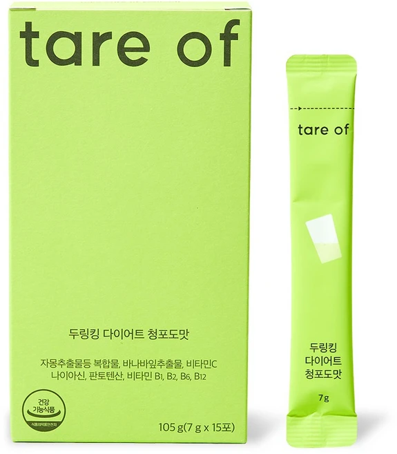 두링킹다이어트 청포도맛 15포 l 시네트롤 체지방 감소 혈당상승억제 바나바잎 비타민 미네랄 11중 기능성 건강기능식품, 1박스, 15회분 - 쿠팡