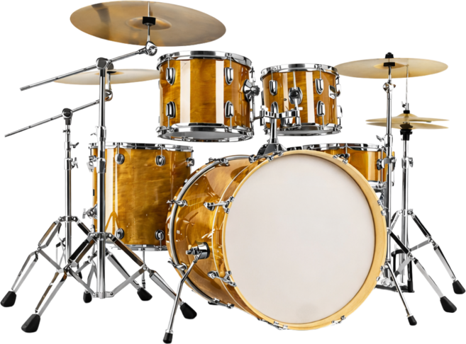 드럼세트 5드럼 4심벌 풀세트 입문용 취미 연습용 어쿠스틱 드럼, 1개, 21.프리미엄HCS 5드럼 4심벌-원목무늬