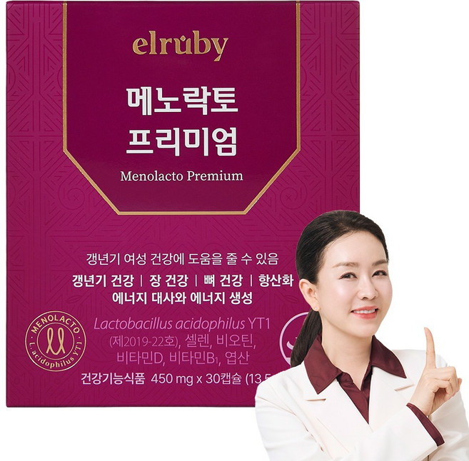 휴온스 엘루비 메노락토프리미엄, 30정, 1개