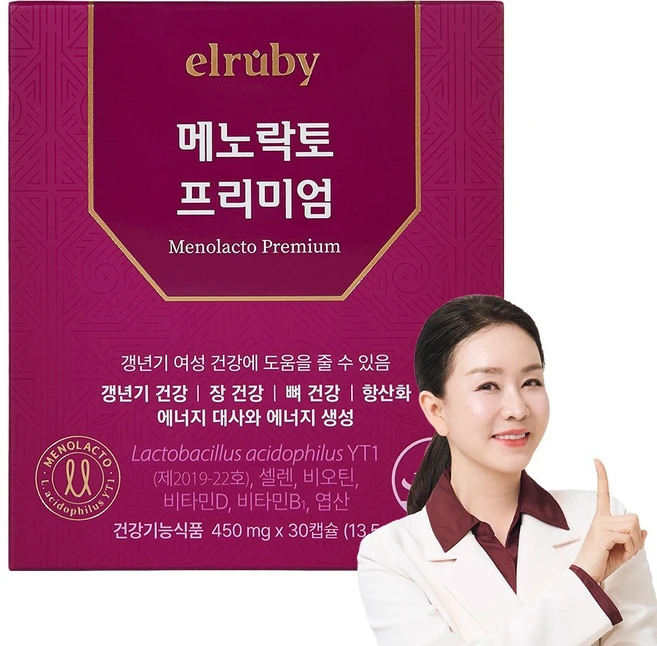 휴온스 엘루비 메노락토프리미엄, 30정, 1개 - 쿠팡