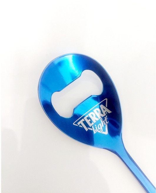 테라 라이트 스푸너 병따개 20.6cm 진로두꺼비 굿즈, 1개, 블루