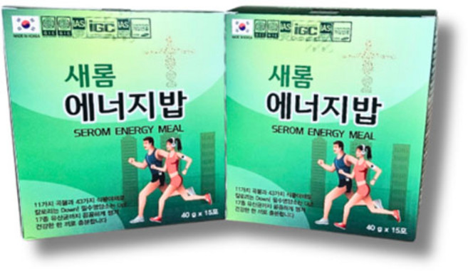 새롬 에너지밥 40g 30포 1달분 엽산 산화아연 에너지보충제, 30개, 40ml