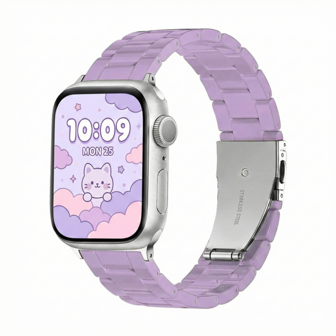 티엑스엘엑스 애플워치 파스텔 호마이카 스트랩, 라벤더, 1개