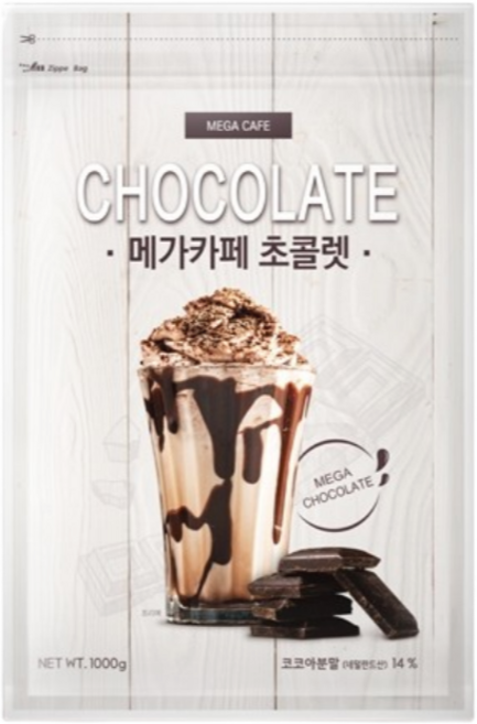 메가카페 초콜렛 파우더, 3개, 1개입