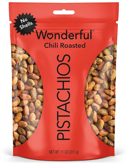 멋진 피스타치오 껍질 없음 달콤한 시나몬 맛 견과류 5.5온스 리셀링 백 단백질 스낵 글루텐 프리 한 스낵, 1, 311g