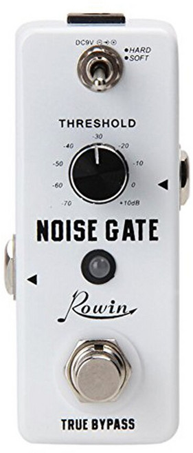 Rowin 노이즈 게이트 소음 감소 서프레서 기타 이펙트 페달 2 모드 트루 바이 패스 노이즈 킬러 기타 페달 기타 액세서리, 하나, Rowin Noise gate