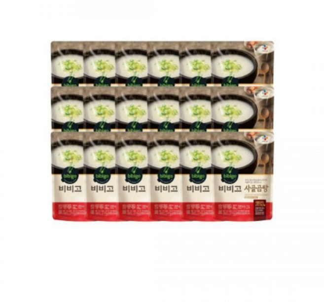 CJ제일제당 비비고 사골곰탕 (), 500g, 18개