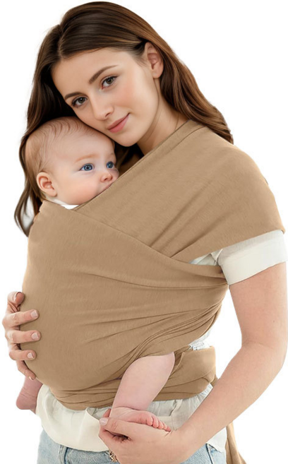 프리미엄 에어 신생아 아기띠, 베이지