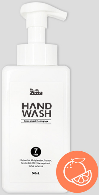 제타 포밍 손세정 순 핸드워시 자몽, 500ml, 1개