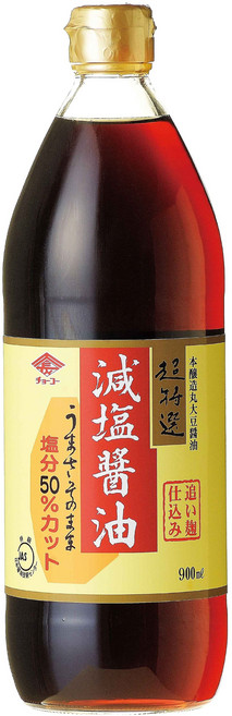 Choko 特選低鹽醬油, 1個, 900ml