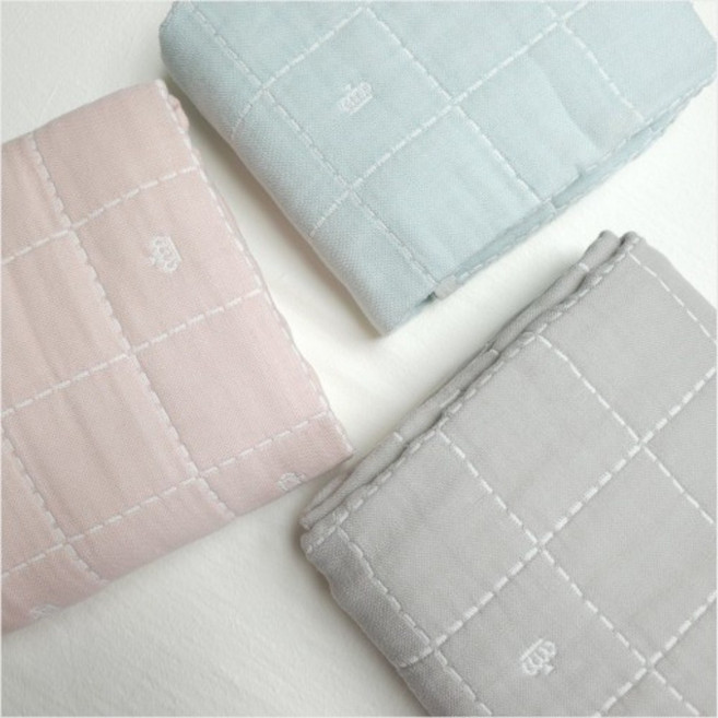 원단마트 대폭 6중 쟈가드 순면 거즈원단 크라운 3컬러, 민트, 1개