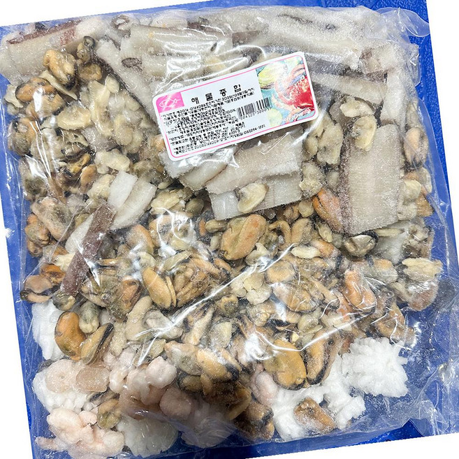 모둠해물 냉동 3kg 4개 해물탕 찜 볶음