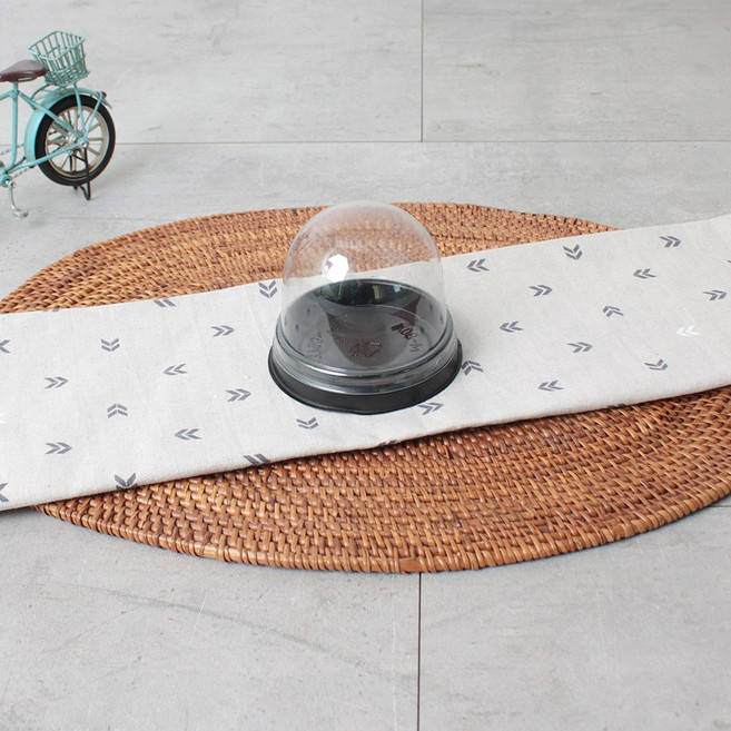 [당일출고] 모찌용기 1구 원형 화과자 떡케이스 두쫀쿠 돔형뚜껑 국내생산 400세트, 1박스