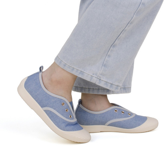 여성 nature sole 컨버벤 스니커즈 여자 슬립온