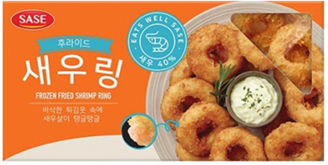 사세 후라이드 새우링(냉동) 736g, 1개