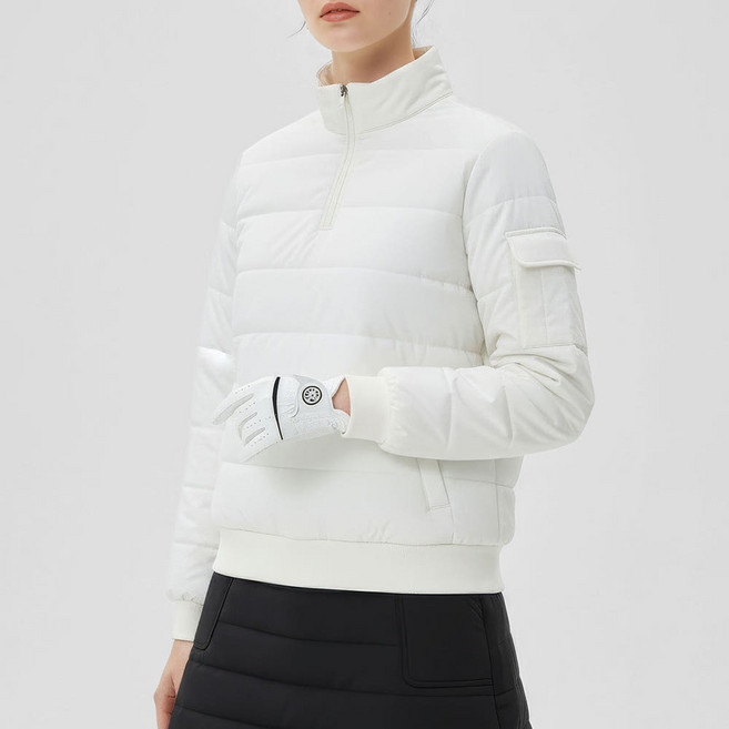 방풍 기모 긴팔 패딩 골프맨투맨 여성 골프티 724