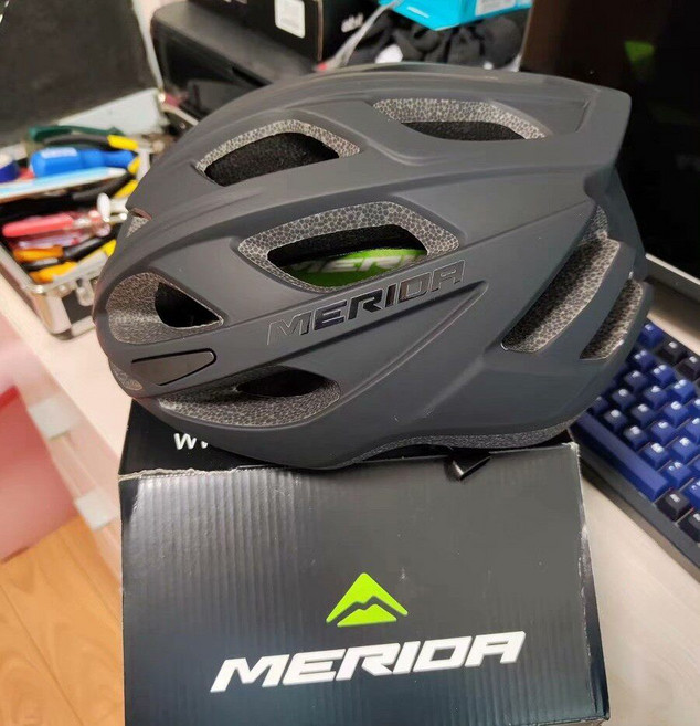 MERIDA 騎行頭盔 自行車安全帽, 1個