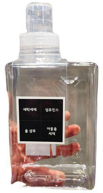 JAJU 2ml 소독제 + 깔끔 캡으로 흐르지 않는 세탁 세제 용기 1L x 1개 518826, JAJU 2ml 소독제 + 깔끔 캡으로 흐르지 않는 세, 1