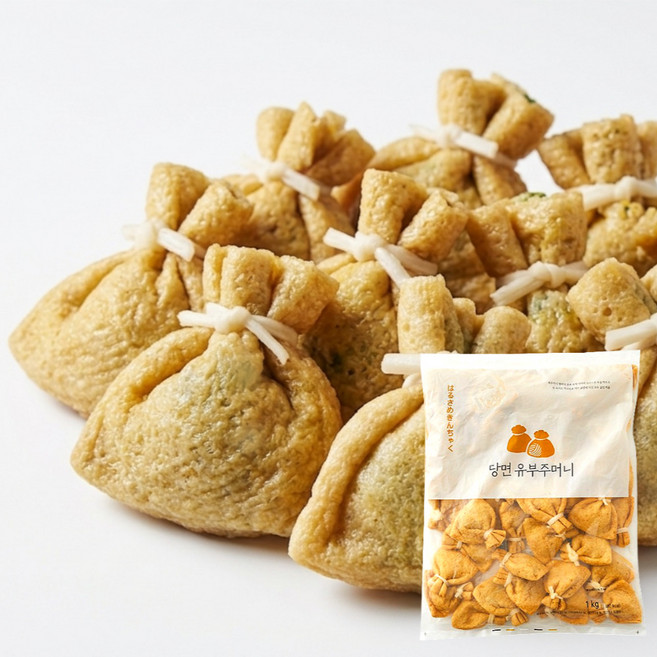모노링크 유부당면주머니 1kg 모노마트 어묵 일본오뎅탕, 1개