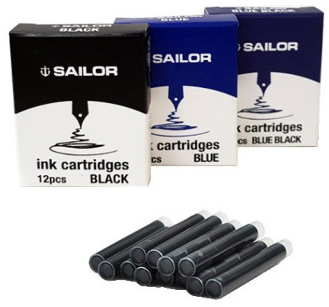 세일러 잉크 카트리지, 블루블랙