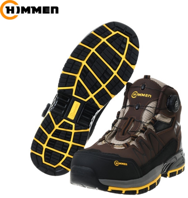 힘맨 절연화 6인치 에어메쉬 다이얼 절연안전화 HM-706N-D 다크브라운, 1개