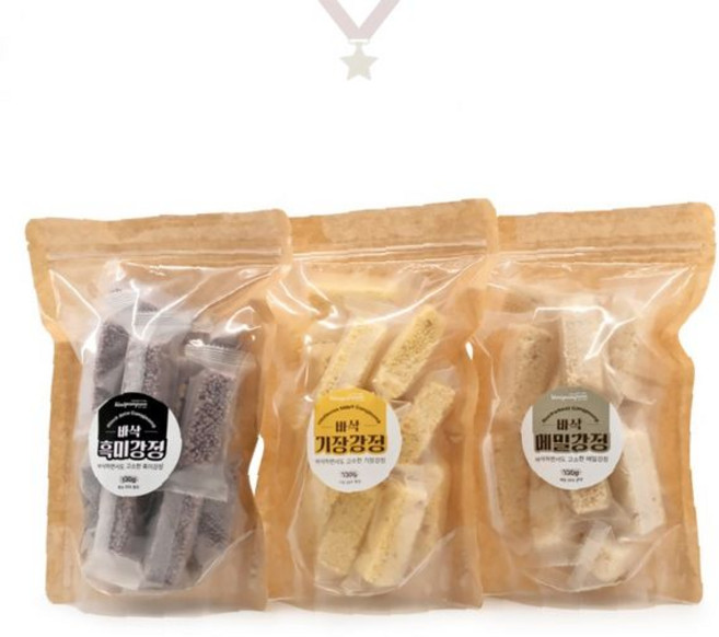 곡물 강정 간식 흑미 기장 메밀 가능 바삭한 달콤한 영양 간식 전통 과자, 1개, 상세페이지 참조ml, 기장강정 [KY138]