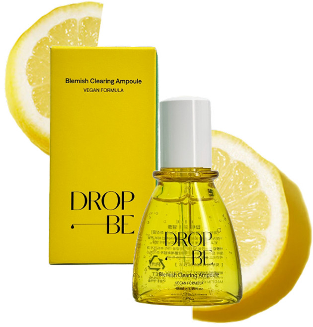 유익생활 드롭비 앰플 유자 잡티말끔 화이트닝 노랑 에센스 + 니플패치, 1개, 40ml