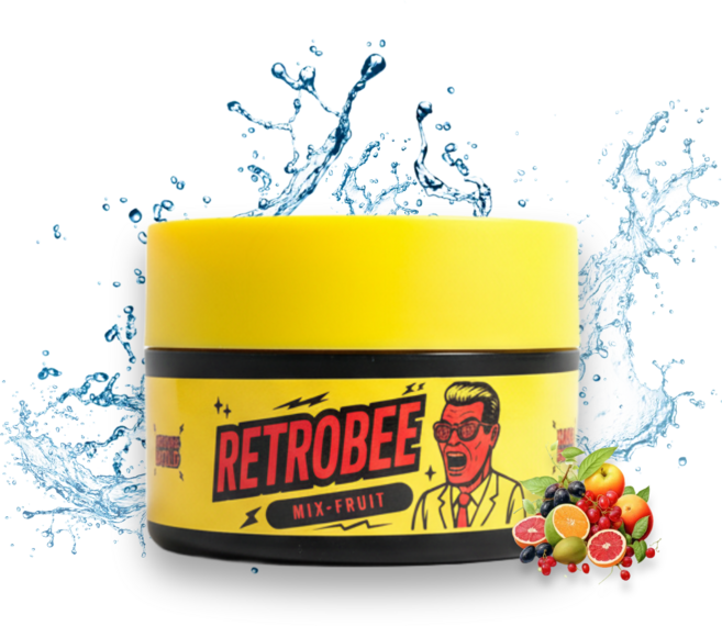 레트로비 포마드 수성 왁스 RETROBEE WAX 믹스푸릇, 1개, 125ml