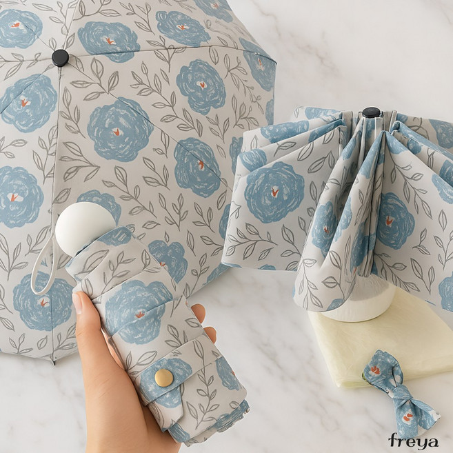 프레야 초경량 플라워 큐티 암막 우산 양산