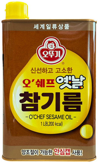 오뚜기 오쉐프 옛날참기름 (1000ml) x 1, 1L, 1개