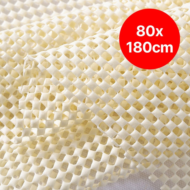 니즈웰 도톰한 밀림방지 논슬립 패드 침대 카페트용, 화이트, 1개