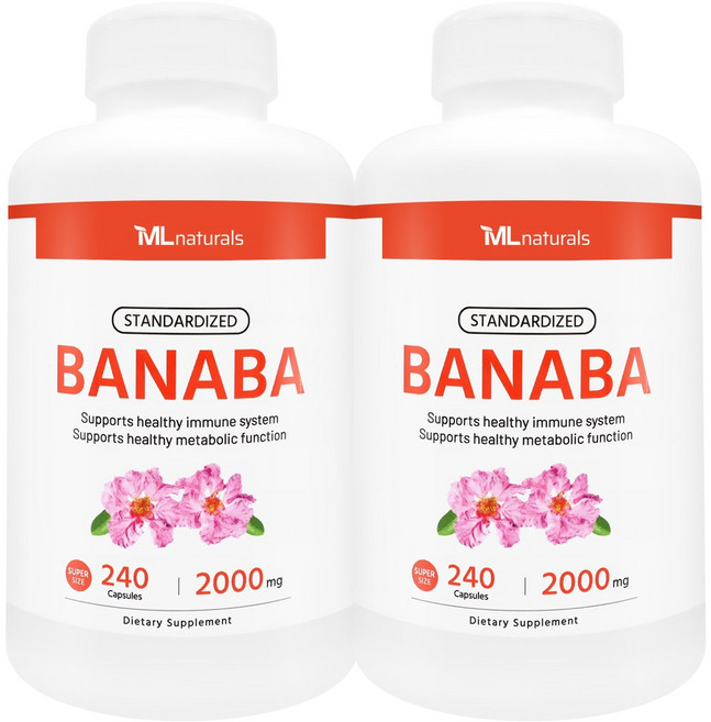 마이라이프 내추럴스 바나바 2000mg, 240정, 2개