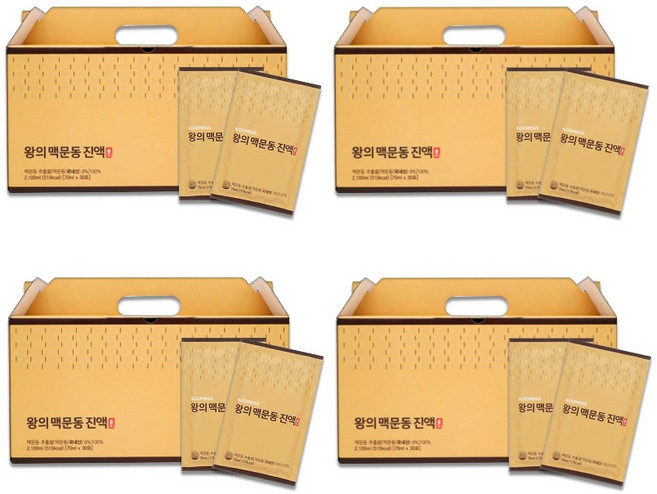 왕의 맥문동 진액 골드 70ml 120포, 120개