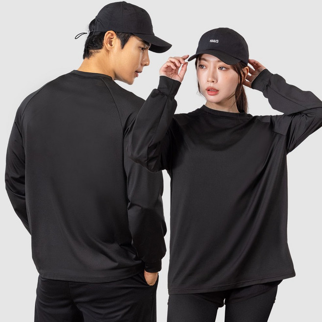 에이치머스 오버 루즈핏 체형커버 스윔 비치웨어 긴팔 래쉬가드 상의