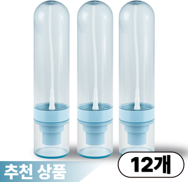 클릭코 미스트 스프레이 거꾸로 초미세 공병, 12개, 블루(100ml)